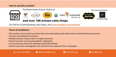 Rear view of RM10 Voucher. Other vouchers have the same content except colour
